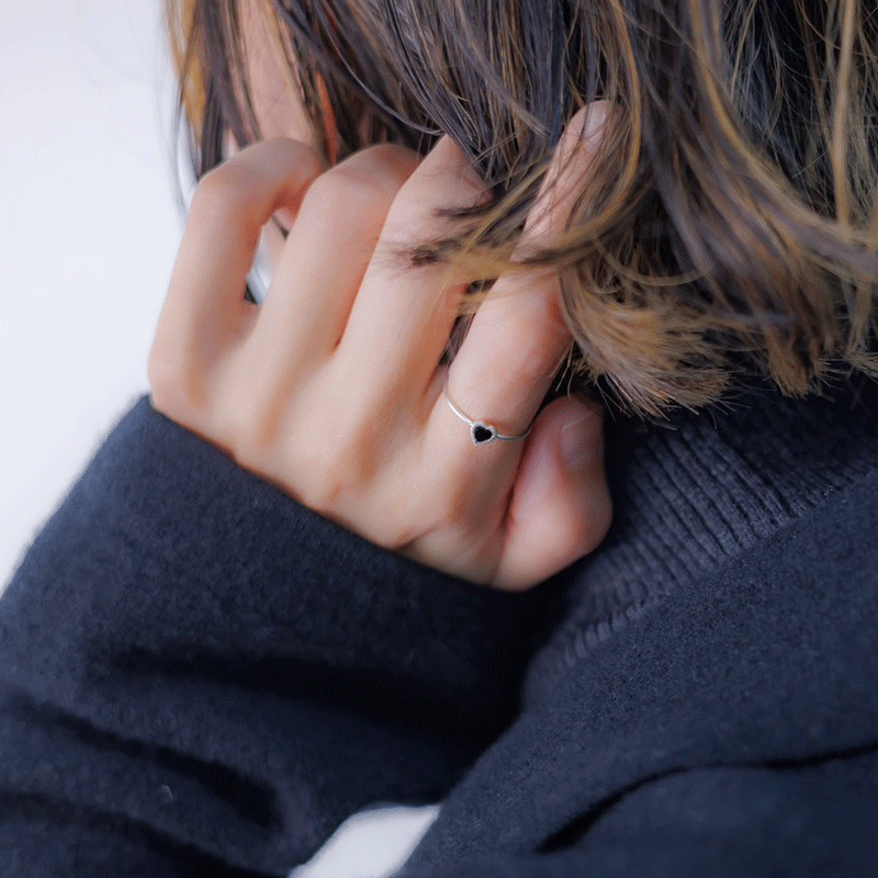 オニキスシルバーリング