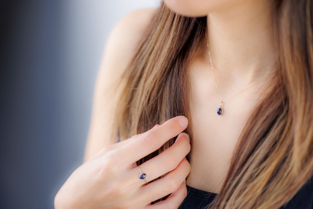 サファイアペンダント