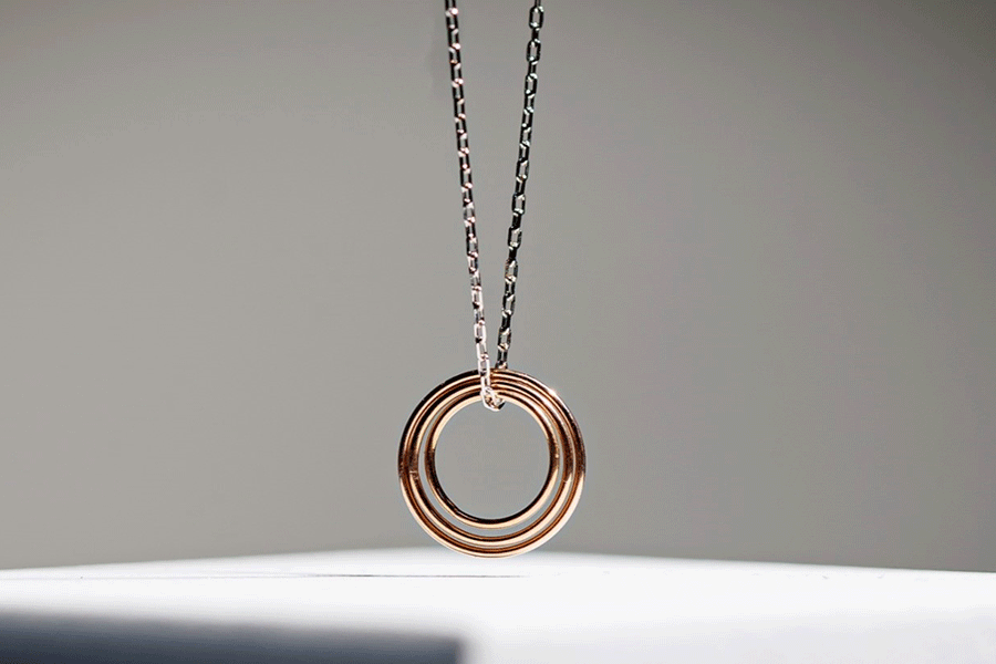 pinkgoldpendant